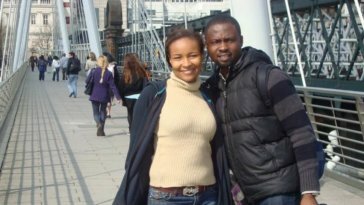 Doris Simeon & Daniel Ademinokan when the going was good