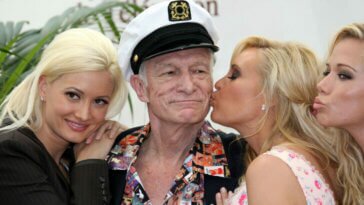 Playboy Magazine publisher Hugh Hefner (