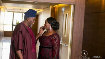 Olu Jacobs and Joke Silva