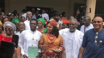 Olu Jacobs, Joke Silva and Olusoji Jacobs